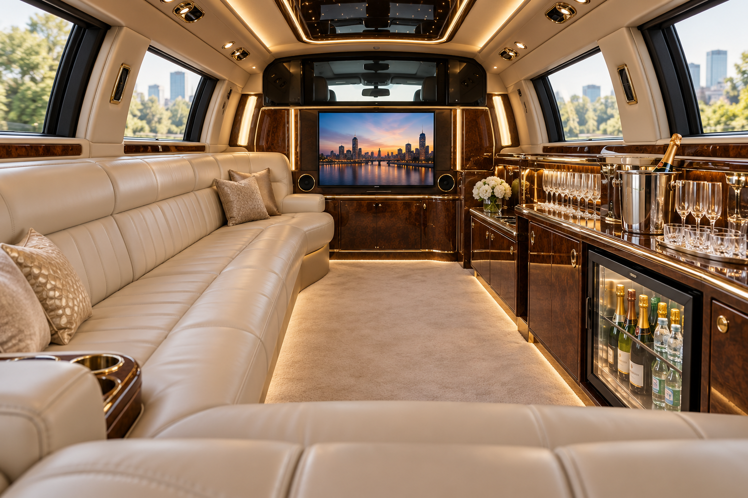 Lincoln Town Car temsili iç mekânı